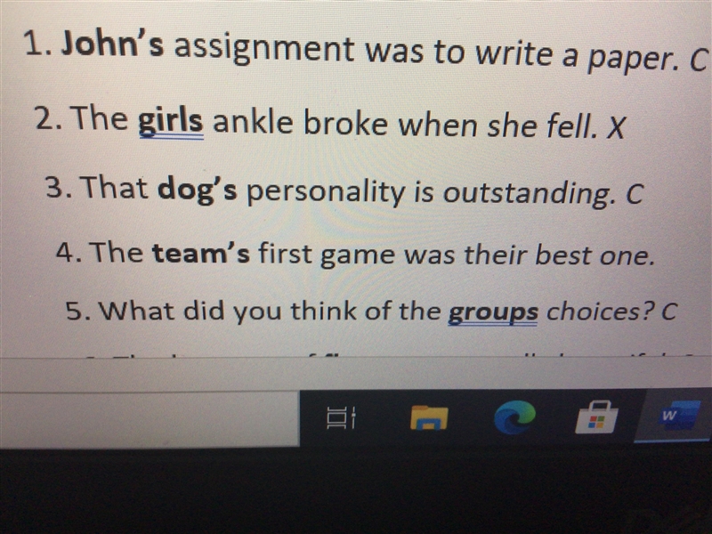 Is the word teams in this sentence correct? ( it’s number 4’-example-1