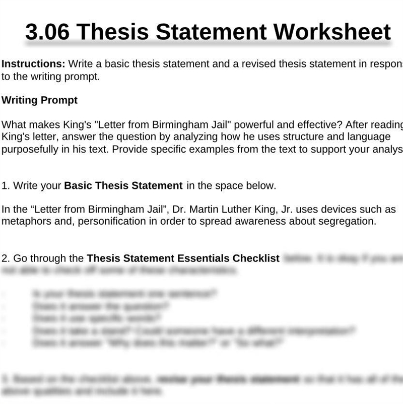 Can someone help me revise this thesis? Is your thesis statement one sentence? Yes-example-1