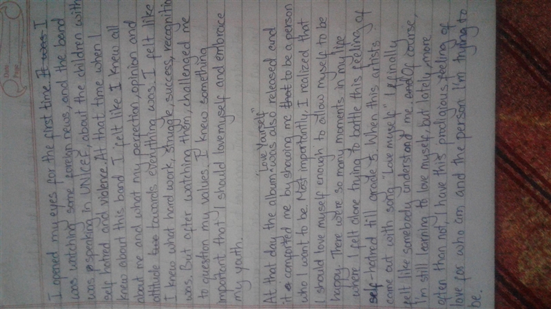 I wrote a essay. Can anyone tell me if it is a narrative essay?-example-2