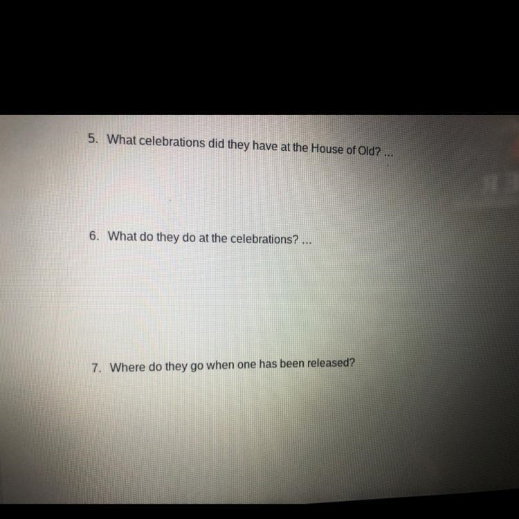 These are the questions for the The book: The giver Plzzz ANSWER CORRECT-example-1