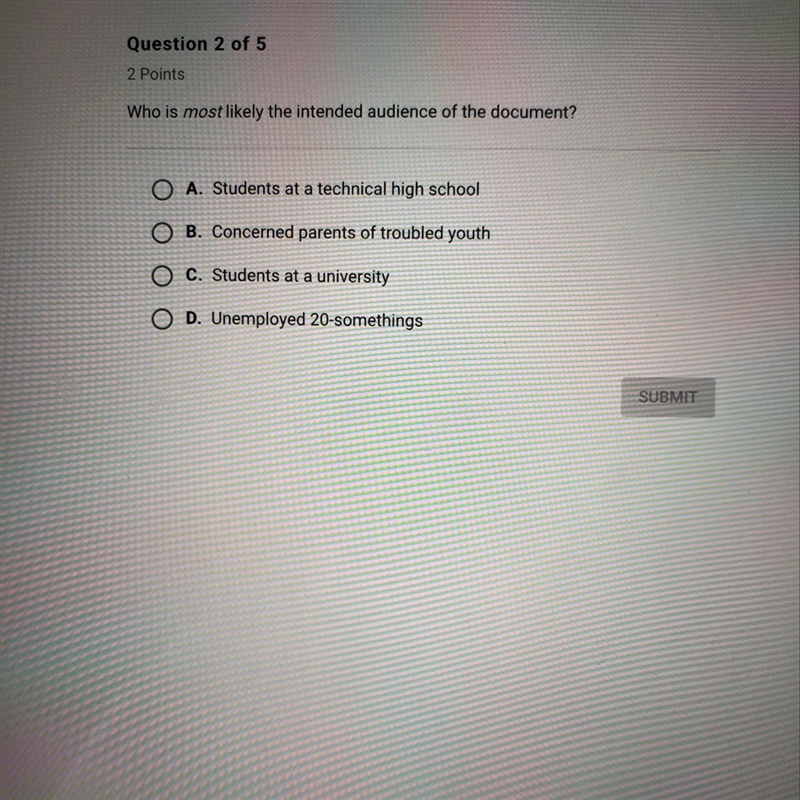 Who is most likely the intended audience of the document?-example-1