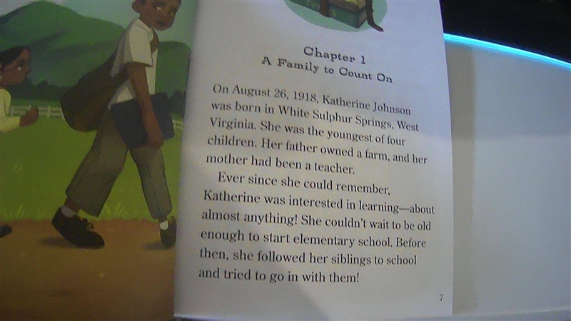 Item 1 Question 1 Refer to You Should Meet Katherine Johnson for a complete version-example-1