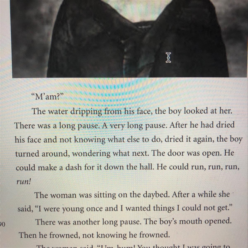 Re-read the sentence in lines 88–89. What does it tell you about Mrs. Jones? Please-example-1