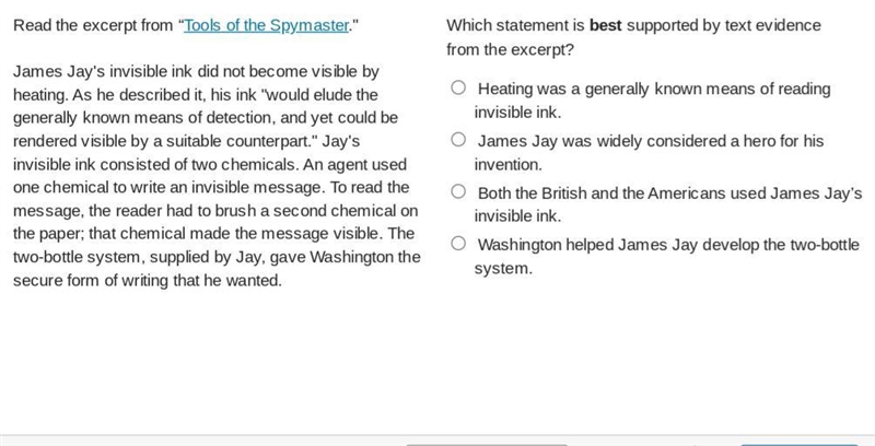 Which statement is best supported by text evidence from the excerpt?-example-1