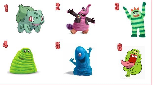 Fun Trivia! Type the name of each monster by the numbers listed underneath each slide-example-1