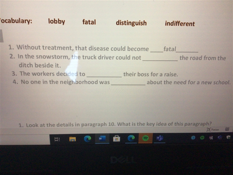 I need help with this vocabulary-example-1