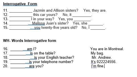 Verb to be interrogative form-example-1