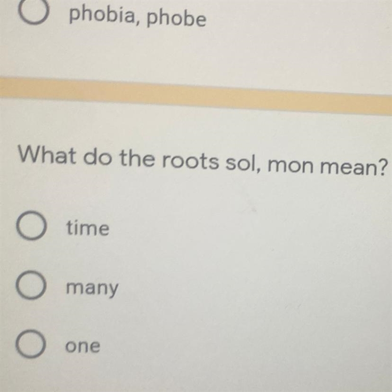 What do the roots sol, non mean?-example-1