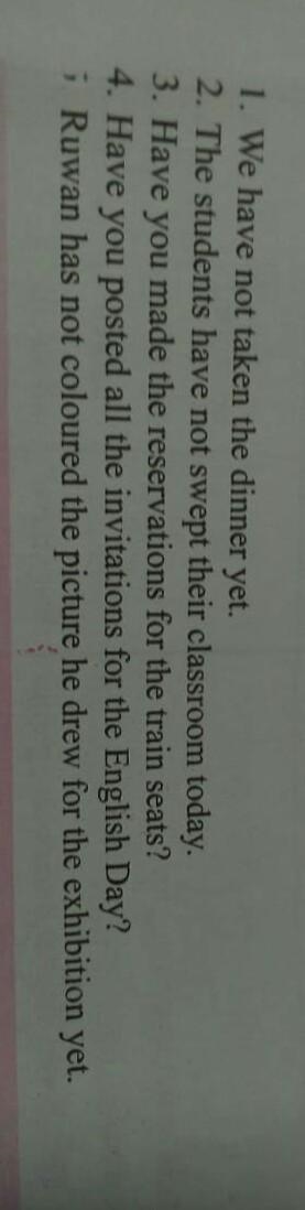 Write the following negative sentences and questions in Passive Voice.​-example-1