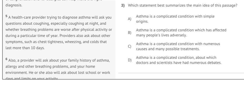 Which statement best summarizes the main idea of this passage? LOOK AT THE PICTURE-example-1