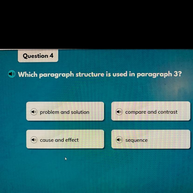 Which paragraph structure is used in paragraph 3? problem and solution compare and-example-1