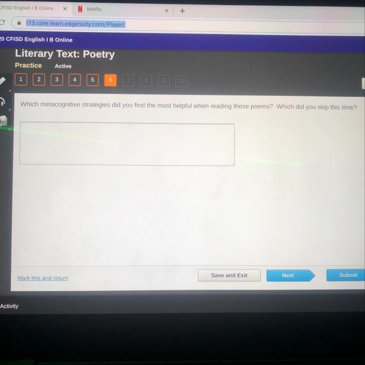 Which metacognitive strategies did you find the most helpful when reading these poems-example-1