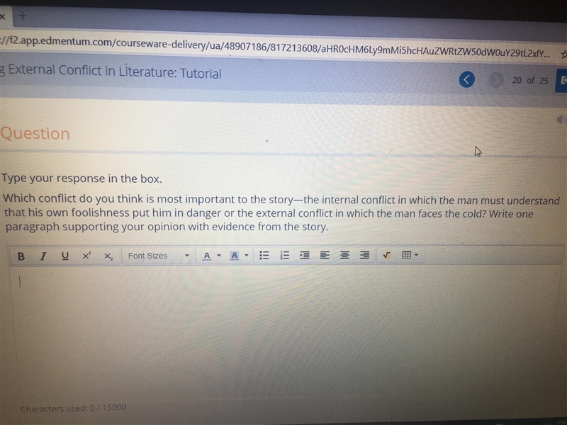 Which conflict do you think it’s important to the story the internal conflict in which-example-1