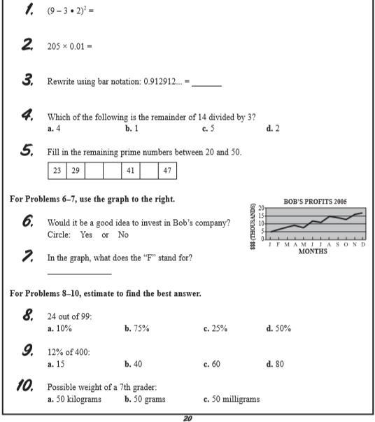 Can someone please answer my last question on my page? Its 7th Grade Math (10 Questions-example-1