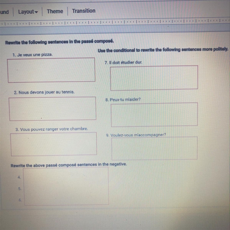 FRENCH PASSÉ COMPOSE HELP!!!-example-1