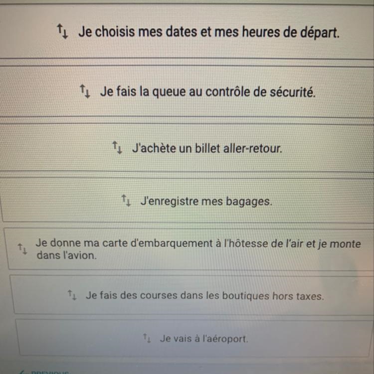 Put these in order in French-example-1