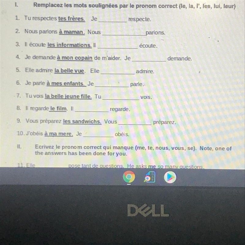 PLEASE HELP ME WITH MY FRENCH WORK-example-1