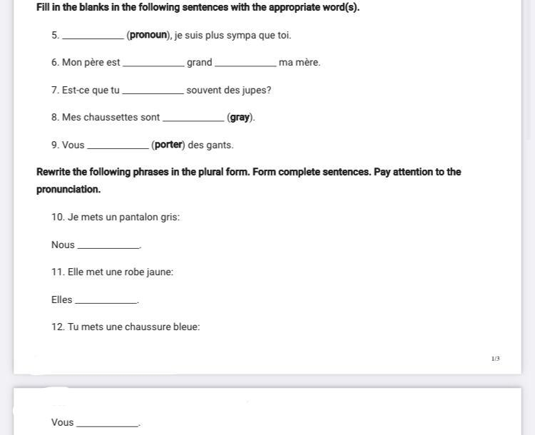 Please help with the French assignment above!!!-example-1