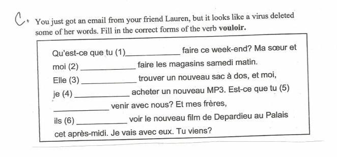 I need help with my french please <3 images attached-example-3