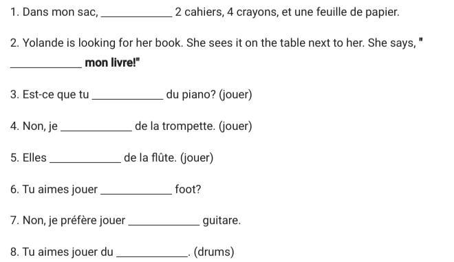 French spoken assignment 2.4.10 HELP PLEASE!!-example-3