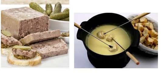 I need helppp idk what to sayyy Look at the two cultural dishes pictured below. Choose-example-1