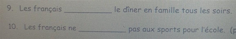 9. (manager) 10.(participer)​-example-1