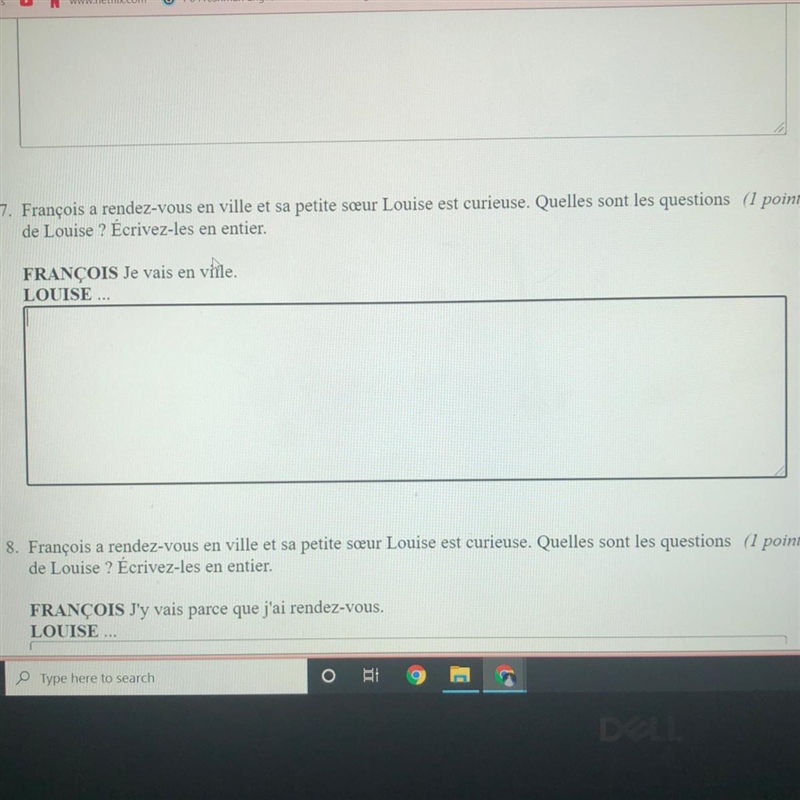 François a rendez-vous en ville et sa petite soeur Louise est curieuse. Quelles sont-example-1