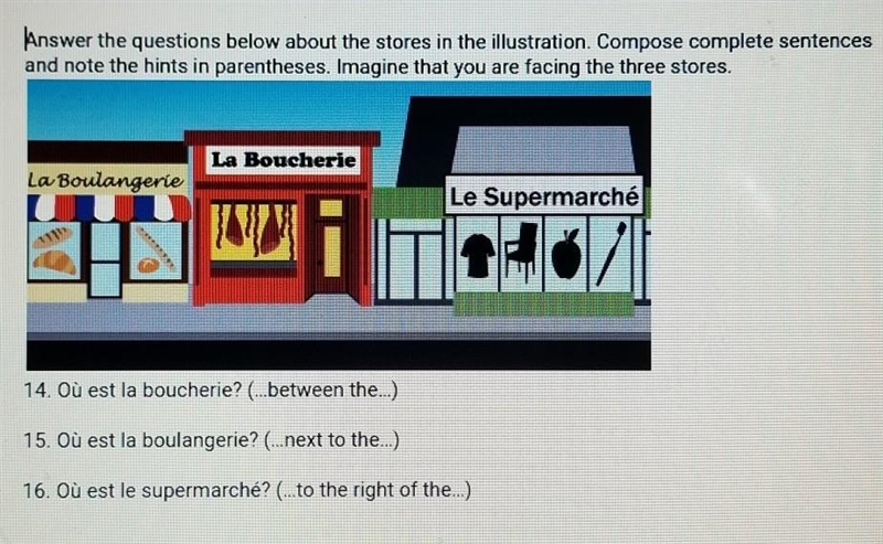 PLEASE HELP Answer the question below about the store in the illustration. compose-example-1