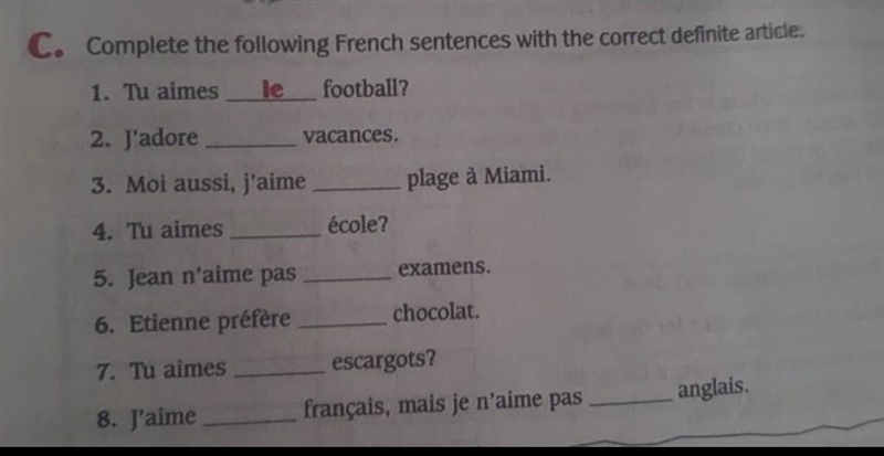 PLZ HELP, I DONT UNDERSTAND IT!!! ​Use le, la, I', or les.-example-1