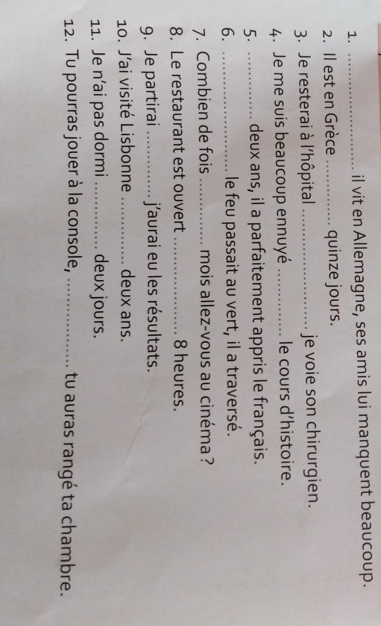 Choisissez dans la liste le terme qui convient: À partir de, après que, depuis, en-example-1