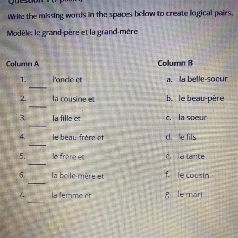 Which letter goes in what number?-example-1