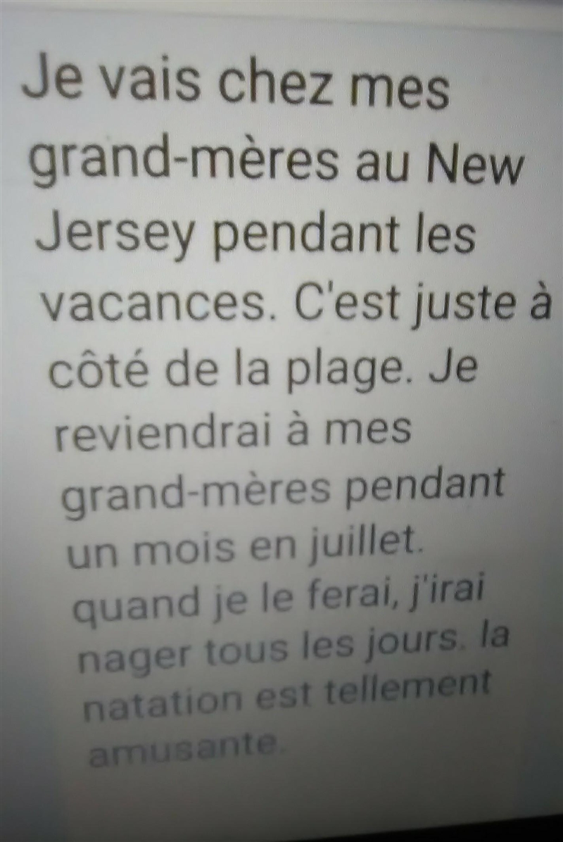 Pleas Help: French Write 5-8 original sentences in French Where do you go on holidays-example-1