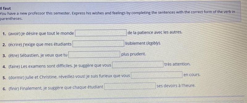 French help! Could some one help me out with this please!!!-example-1