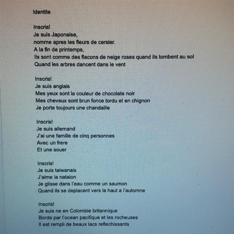 Can someone please help me make my french poem a little less bad. 50 points - pls-example-1