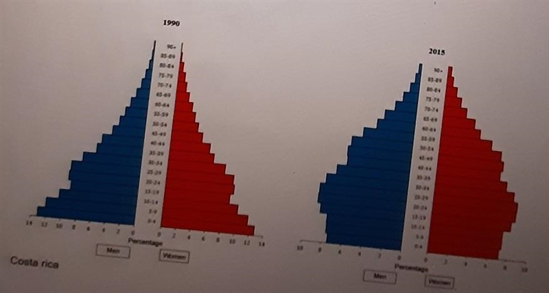 compare these to population pyramids of Costa Rica Write a brief paragraph explaining-example-1