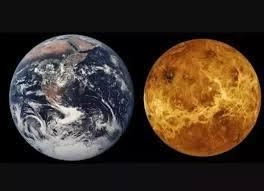 If we compare Venus's atmosphere to that of Earth, we find that the temperature in-example-1