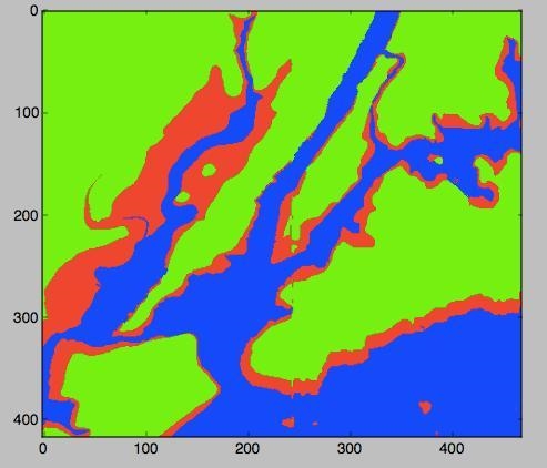 Modify the flood map of NYC from Lab 4 to color the region of the map with elevation-example-1