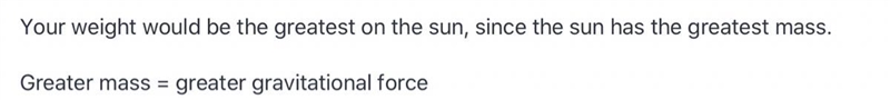 At which location would an object s weight be the greatest-example-1