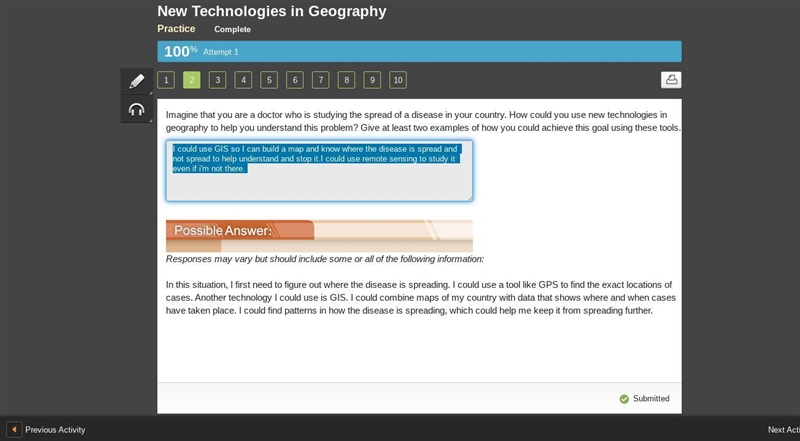 How could you use new technologies in geography to help you understand this problem-example-1