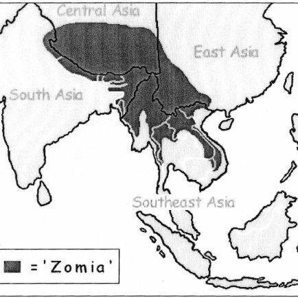 Stretching from Vietnam to India, __________ is a highland area where ethnic groups-example-1