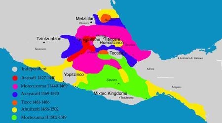 Aztec POLITICAL BOUNDARIES-example-1