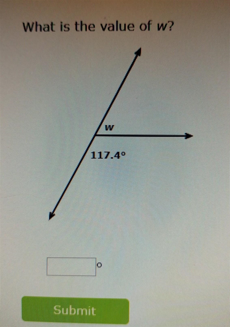 What is the value of w? why do I keep getting this deleted when this is geometry high-example-1