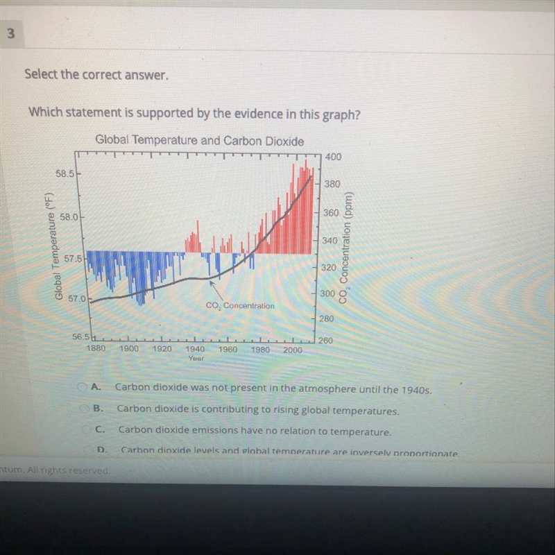 Which statement is supported by the evidence is this graph?-example-1