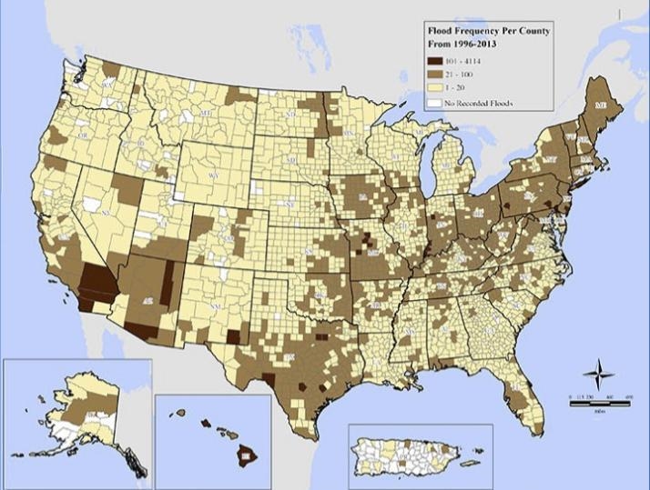 The data in this map comes from the federal emergency management agency (FEMA). This-example-1