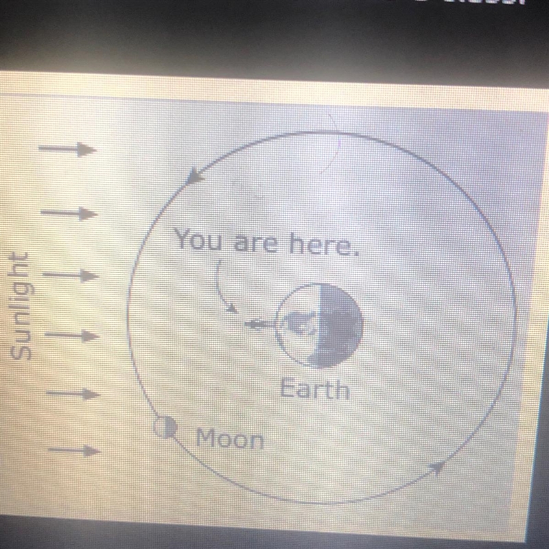 A student shows a model of Earth and the moon to a class Which picture shows how the-example-1