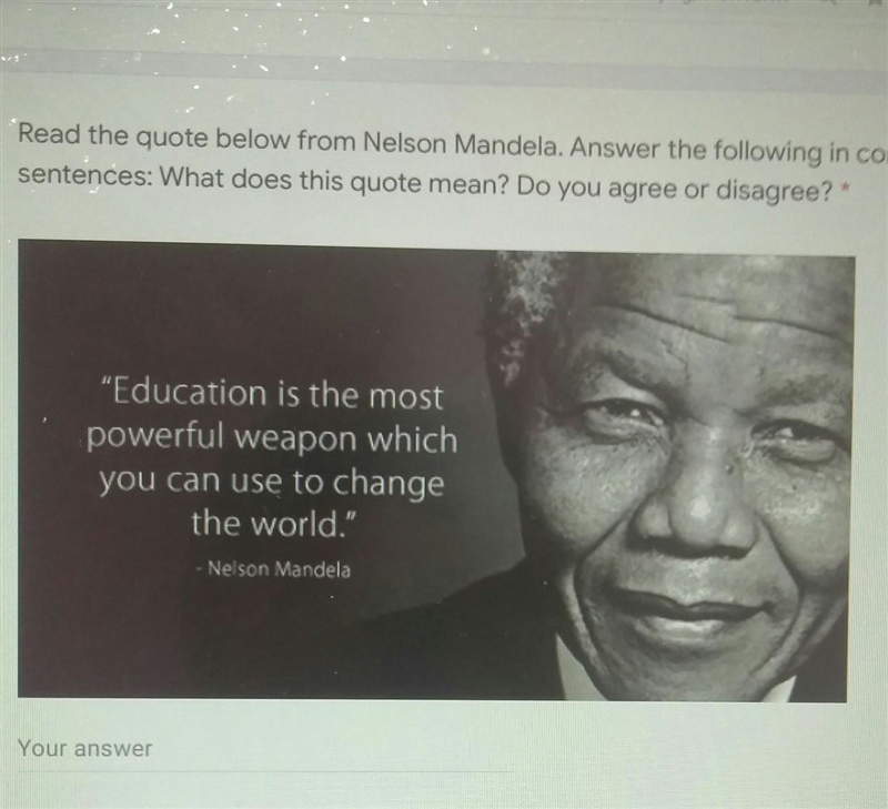 Read the quote below from nelson mandela what does this quote mean??​-example-1