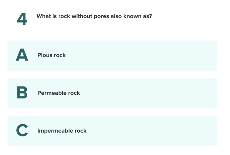 What is rock without pores also known as-example-1