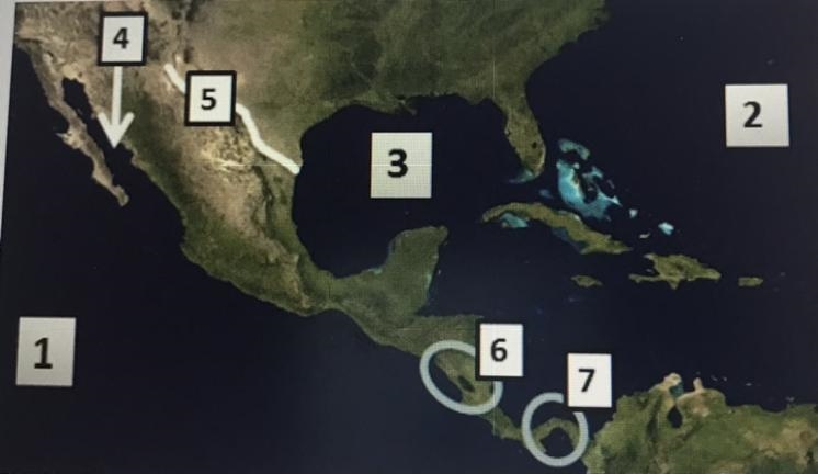 Analyze the map below and answer the question that follows. The body of 4 points water-example-1