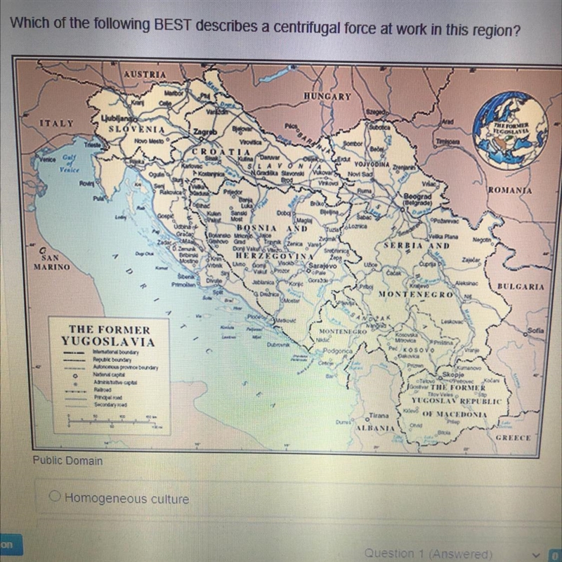 Which of the following best describes a centrifugal force at work in this region? homogeneous-example-1