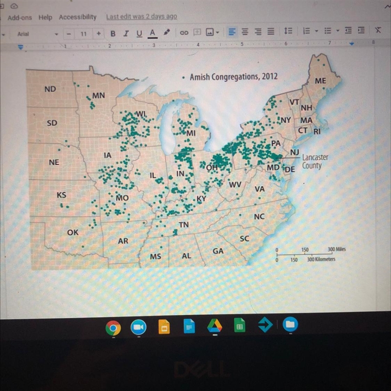 How to identify a maps scale? What would this map be considered?-example-1